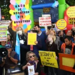 “Basta de crueldad”: masiva movilización de organizaciones de discapacidad contra el ajuste